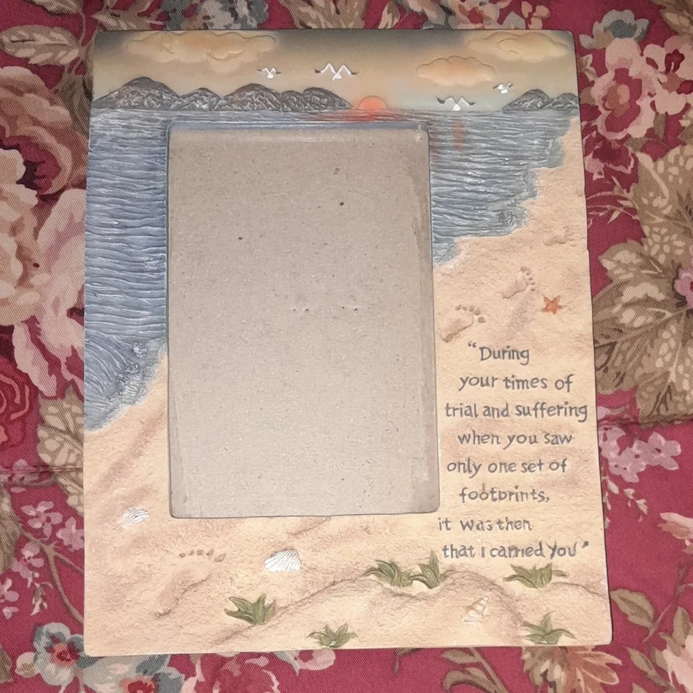 🌺FOOTPRINTS PICTURE Frame